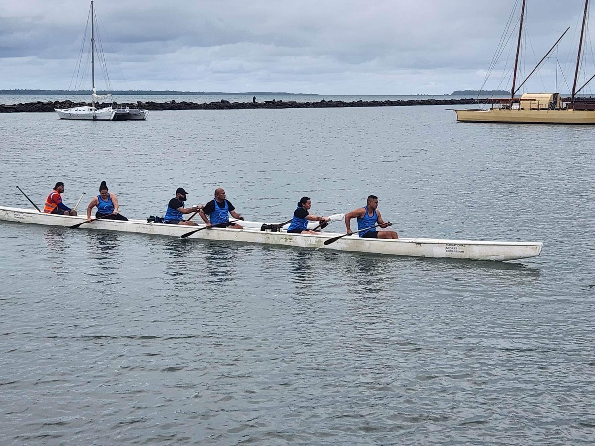 pacblueline's tweet photo. PRNGO+ Alliance and #Deepseaminders at the 2023 Fiji Outrigger Canoe Regatta Competition 

We continue to draw the #PacificBlueLine calling for a ban on #DeepSeaMining and also call on the Japan govt to Stop All plans of #NuclearDumping in the Pacific Ocean

#StopOceanCrime https://t.co/PUaJnmMV04