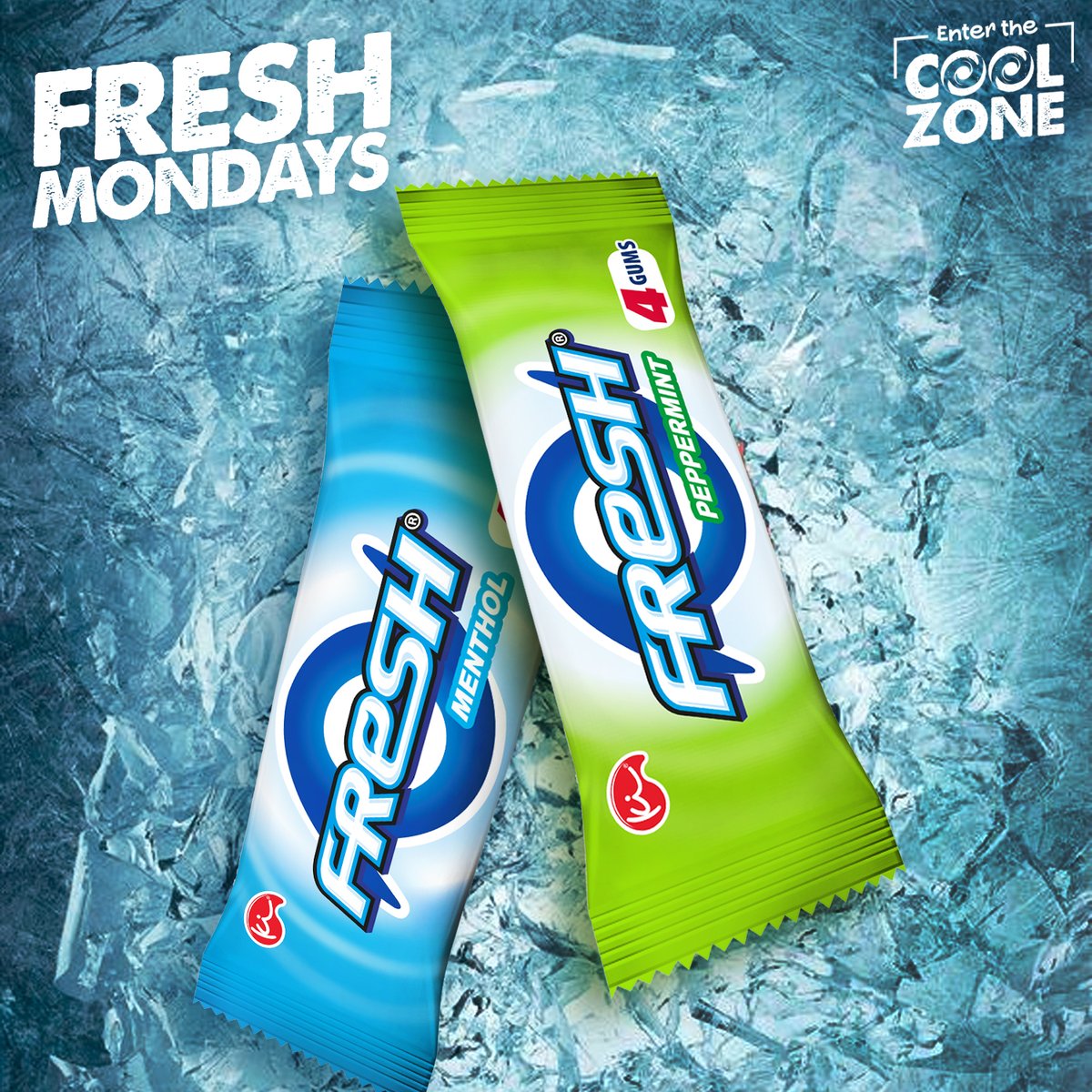 5 bob to make your week pop? Yes, please! #Fresh Mondays #Fresh Mondays #EnterTheCoolZone #FreshChewingGum
