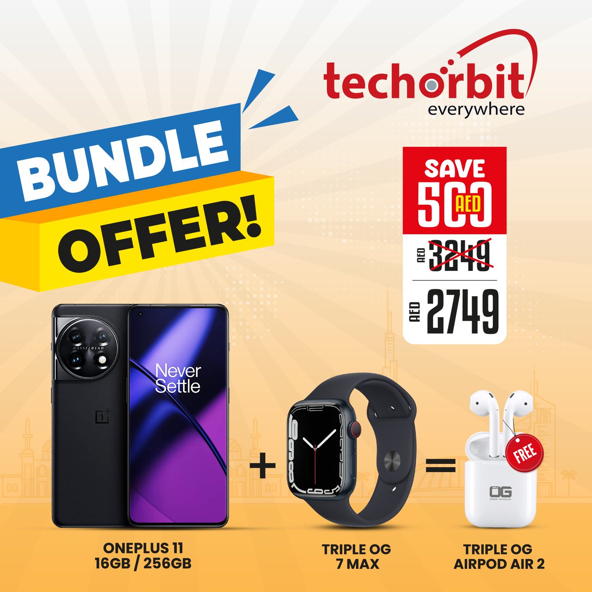 Techorbit2003's tweet image. أطلق العنان لمدخراتك: تخفيضات الحزمة الرائعة!
Unlock Your Savings: Bundle Sale Extravaganza!
techorbitonline.net
#techorbit #Deals #DealoftheDay #Apple #Samsung #OnePlus #realme #dubai #UAE #follo4folloback #follobackforfolloback #viral