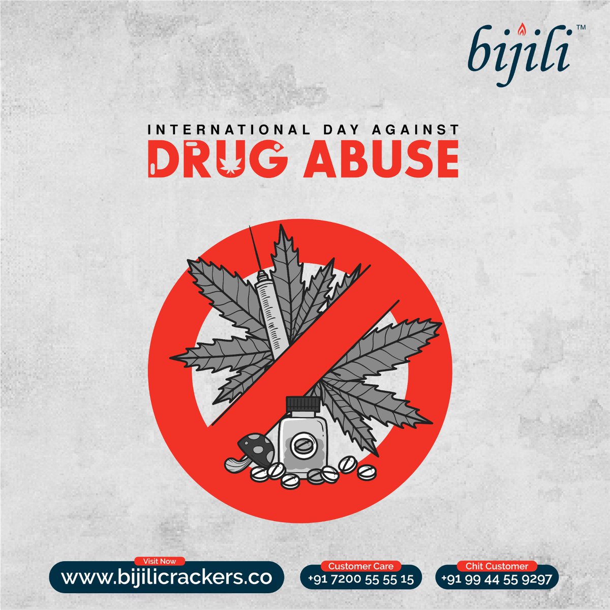 Drugs don't love you, but it will they will take you away from the people that do🚭

#saynotodrugs #drugabuseawareness #recovery #mentalhealthawareness #bijilicrackers #crackers #diwali #fireworks #sivakasi #deepavali #diwalicrackers #festival #happydiwali #cracker #firecrackers