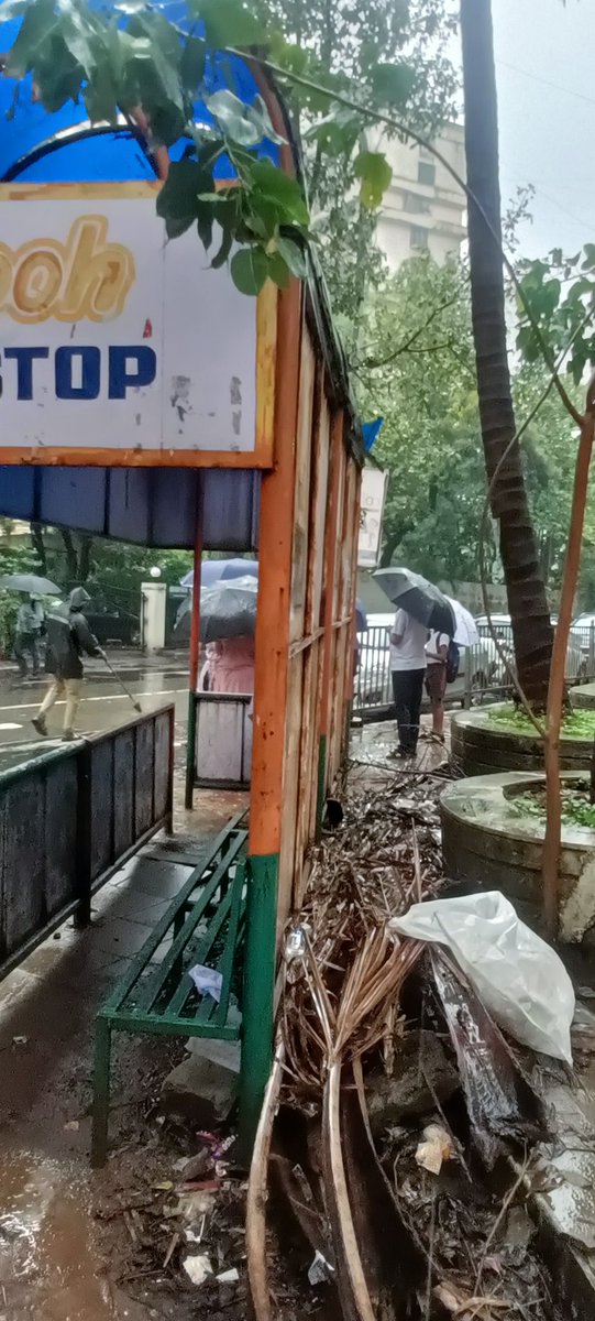 rajsanucha's tweet photo. @mybmc  @ hariom nagar bus stop for school children near axis bank, mulund east, Mumbai 400081. Requesting to clean this bus stop https://t.co/zIpNFdQF6B