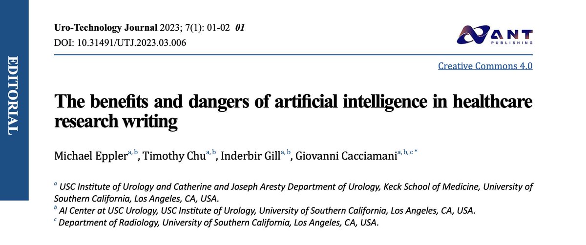 ✅[..] It is important to have #regulations in place for AI-powered scientific writing, as this technology has the potential to greatly impact the field. 

💡These regulations should focus on ensuring the accuracy, integrity, and ethics of scientific research using AI.