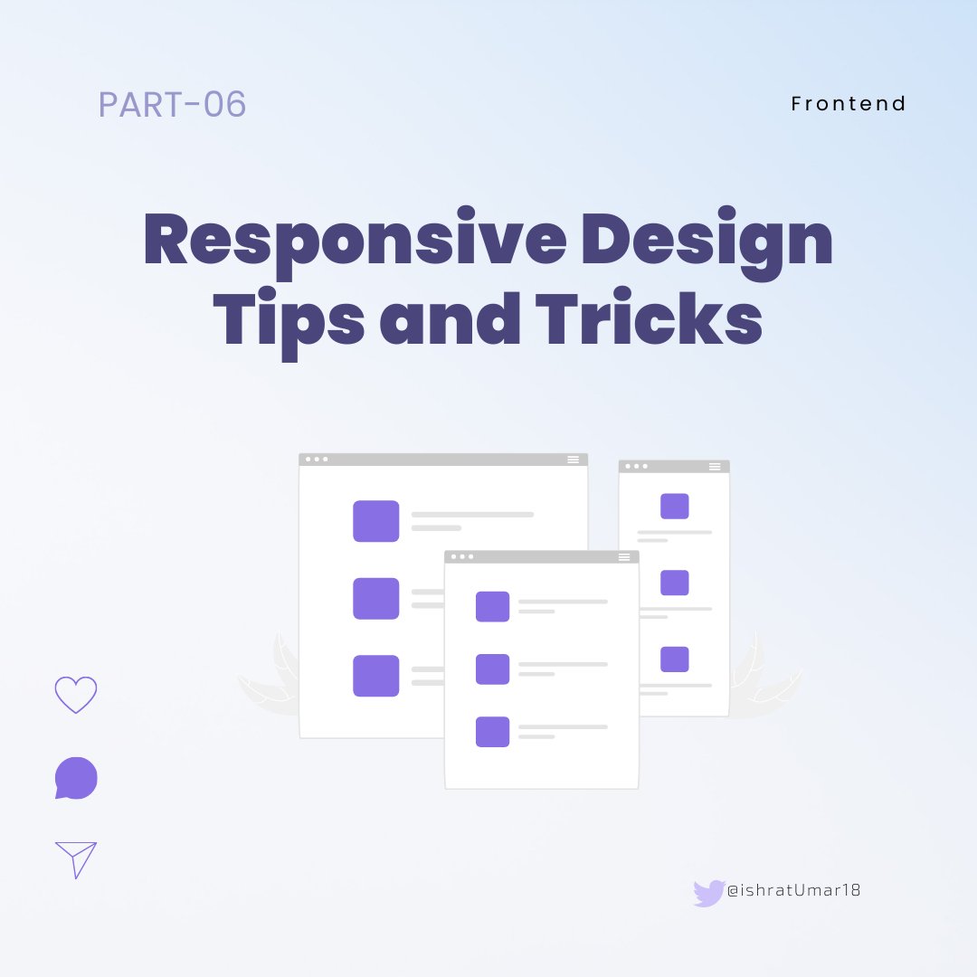 Learn the Basics of Responsive Design 🎯

A Thread ↓