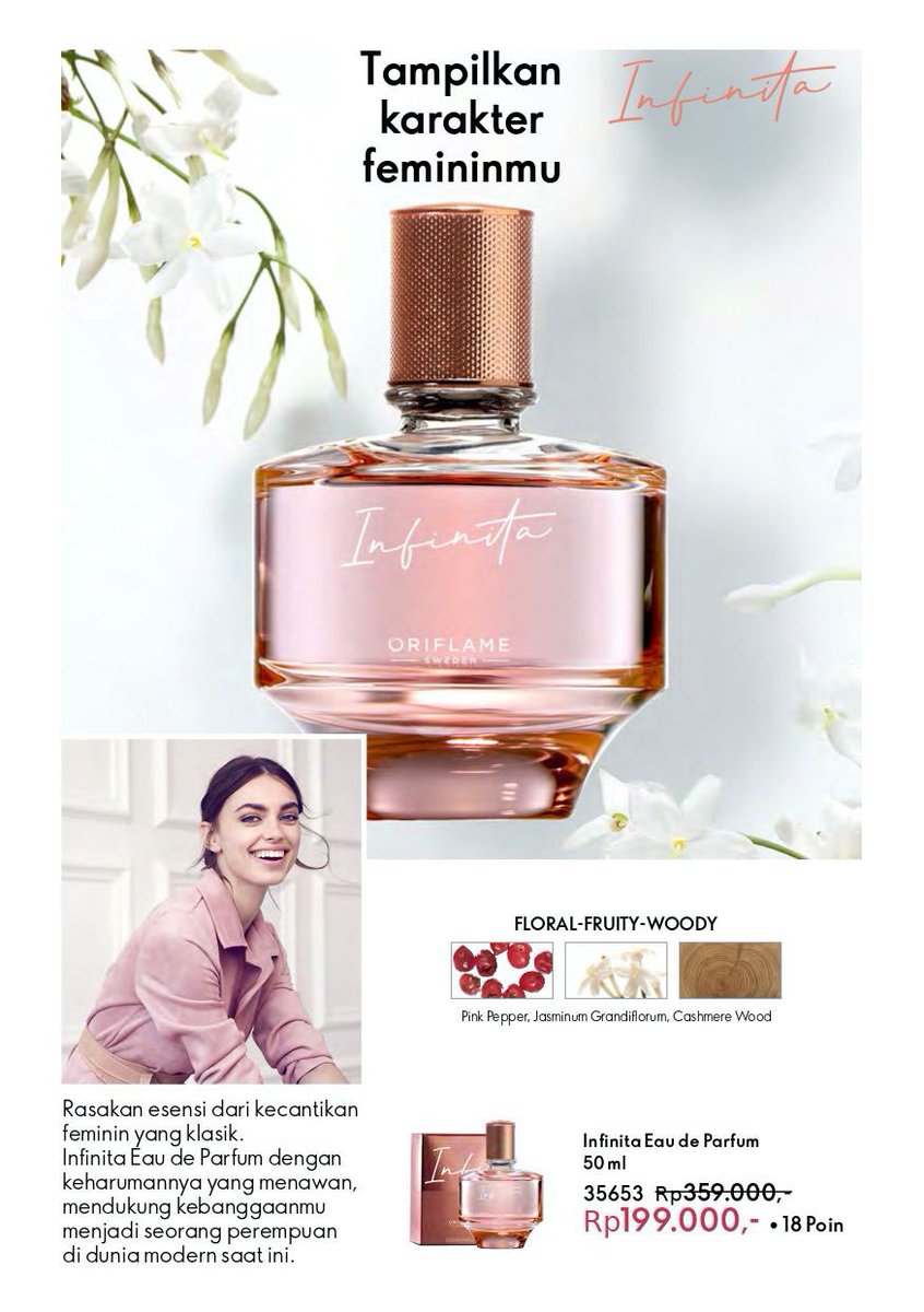 irenenyz's tweet photo. WTS parfum infinita edp oriflame only 199k aja yuu #zonajajan #zonaBU #zonaba https://t.co/KkDMmDQLSA