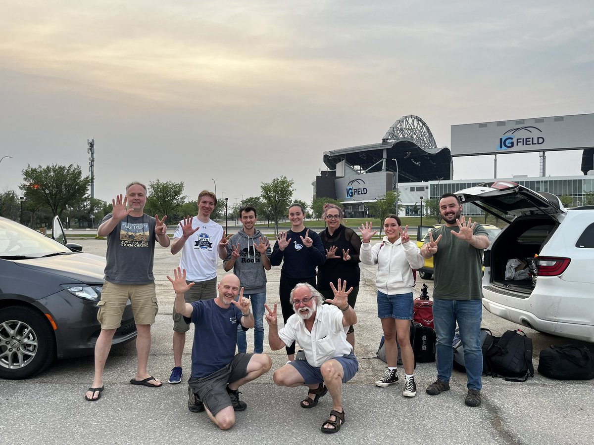 We made it home! 7 states, 7 tornadoes, and 6117 km total. Oh, and we all got sick unfortunately.. but what a trip! Until the next one! #UMChase23