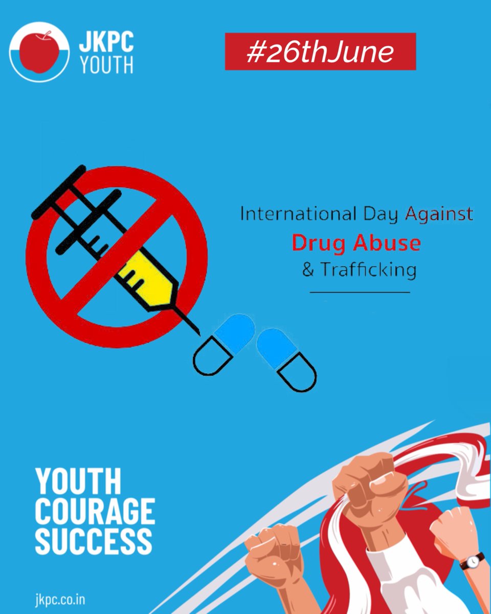 #InternationalDayAgainstDrugAbuse 
#DrugAbuseDay