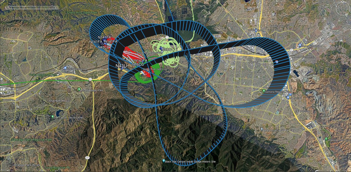 fire_feeds's tweet photo. Firefighting aircraft fighting the+ acers #RiverFire 
in #Corona #RiversideCounty #CA 
https://t.co/3H8GFtiJXd
https://t.co/Zq4fE9irD6
#DynamicAvleaseInc flying as #FIRIS/#Intel24SOCAL
#N43U 
#OCFA (Orange County Fire Authority)
#C1 #N141FA
#CoulsonAviation DBA #OrangeCountyFireAuthority
#HL341 #N42CU
#CoulsonAviation 
#FireBird322 #N76CG 
#HelicoptersInc (LocalNews)
🔥