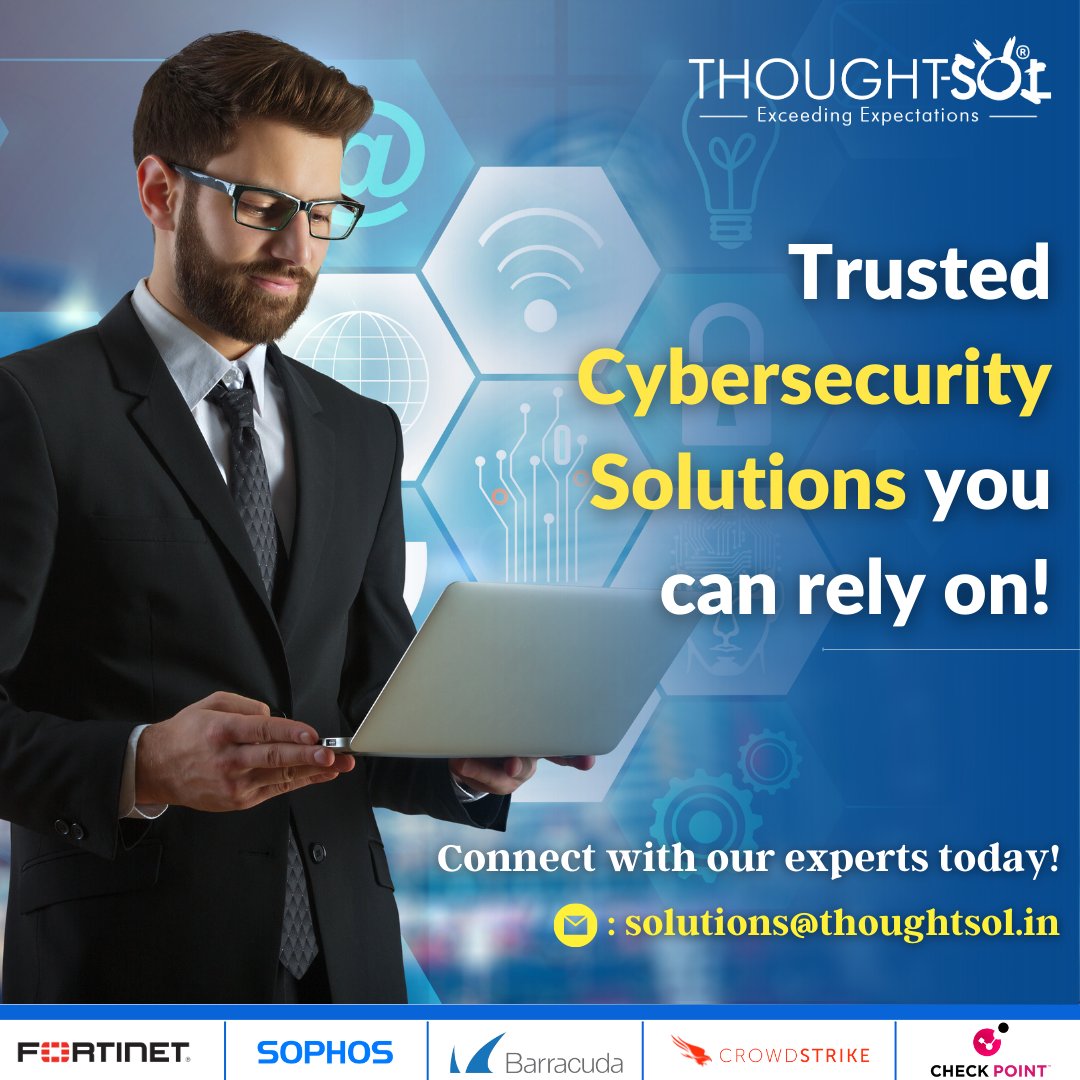 ThoughtSolIndia's tweet photo. ThoughtSol's cutting-edge cybersecurity solutions are your ultimate defense against cyber threats.
๐๐จ๐ง๐ง๐๐๐ญ ๐ฐ๐ข๐ญ๐ก ๐จ๐ฎ๐ซ ๐๐ฑ๐ฉ๐๐ซ๐ญ๐ฌ ๐ญ๐จ๐๐๐ฒ! ๐ฉ๐ปโ๐ป
Email us at solutions@thoughtsol.in
.
.
.
#Thoughtsol #cybersecurity #securitysolutions #itsolutions https://t.co/UQifwdAuzC