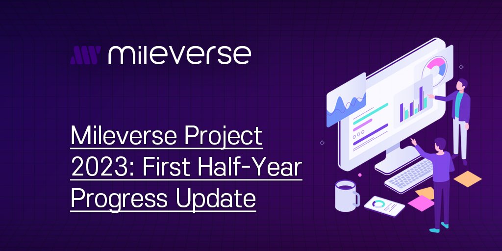 📢 Mileverse Project 2023: First Half-Year Progress Update 🚀

🎉 We're excited to share our achievements and milestones reached in the first half of the year! Here's a summary of our progress:

✅ Barcode payments, digital gift cards, and diversified rewards. 
✅ UI/UX