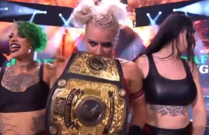 ScornedOutcasts's tweet image. As usual. I win, you dweebs lose. - Toni. #ForbiddenDoor #AndStill #Outcasts