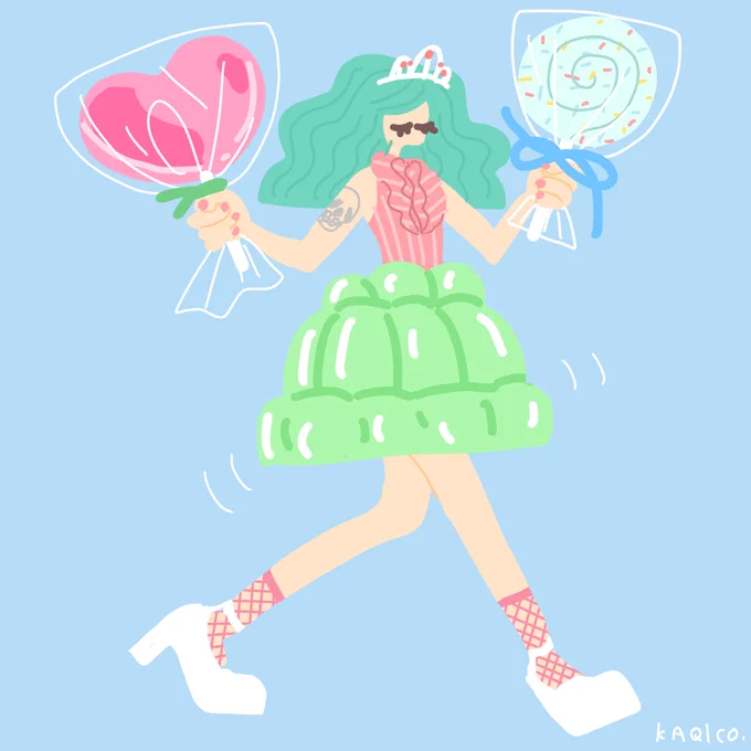 先週の絵をインスタにまとめました。 シンプルな女の子だけの絵がいろいろ。  