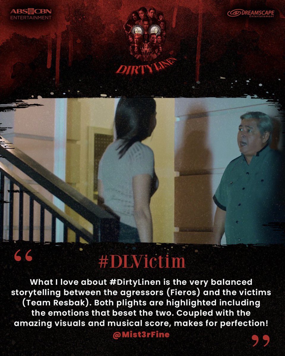 DreamscapePH's tweet photo. Maraming Salamat sa pagsubaybay sa #DLVictim๐๐ฉธ
#DirtyLinen gabi-gabi, 9:30PM sa Kapamilya Channel, Kapamilya Online Live, A2Z, Jeepney TV at TV5! Mapapanood rin ito sa iWantTFC at TFC! https://t.co/F330xb3v3O