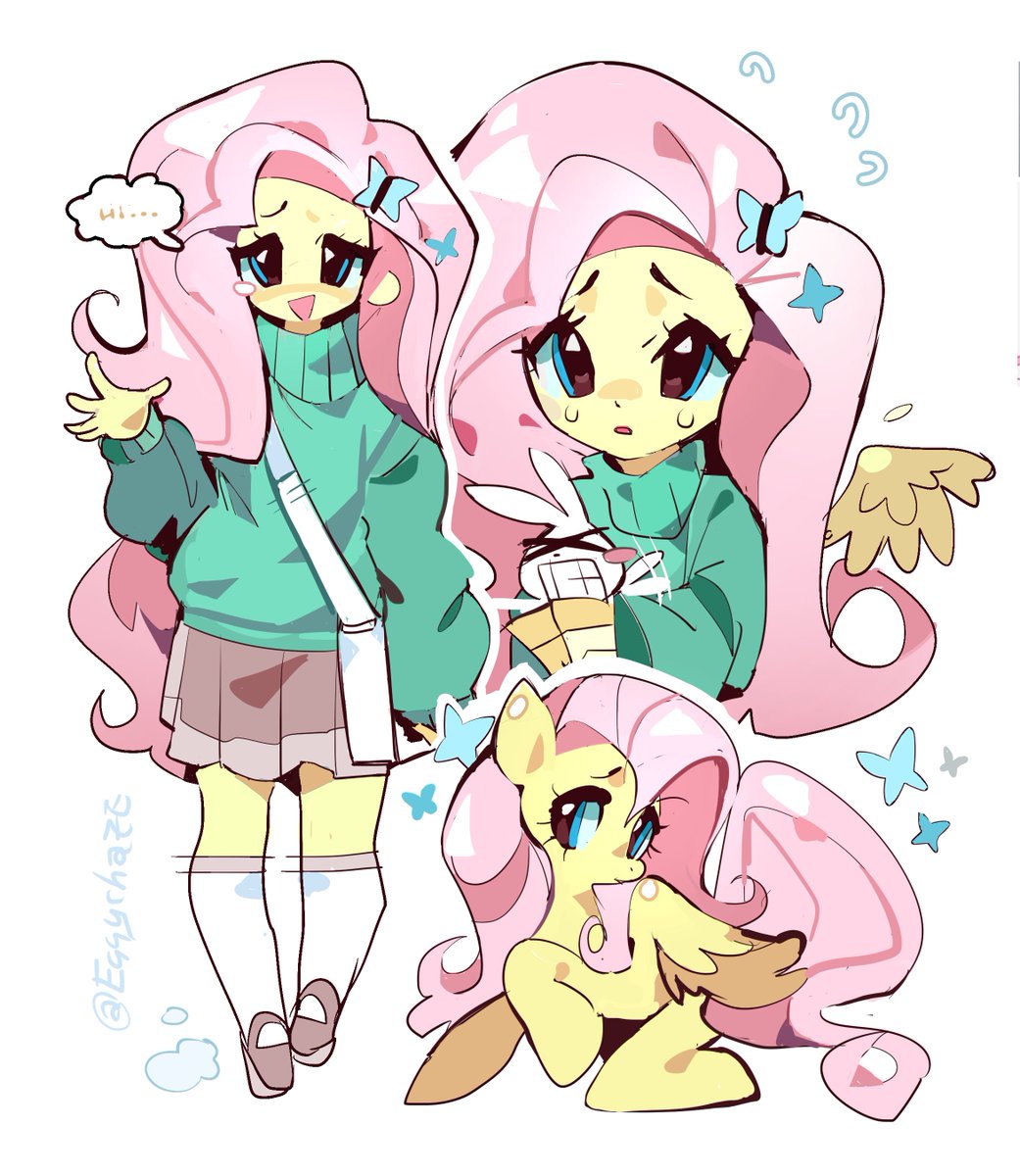 FLUTTERSHY FANART!!1! 🦋✨ #MLP