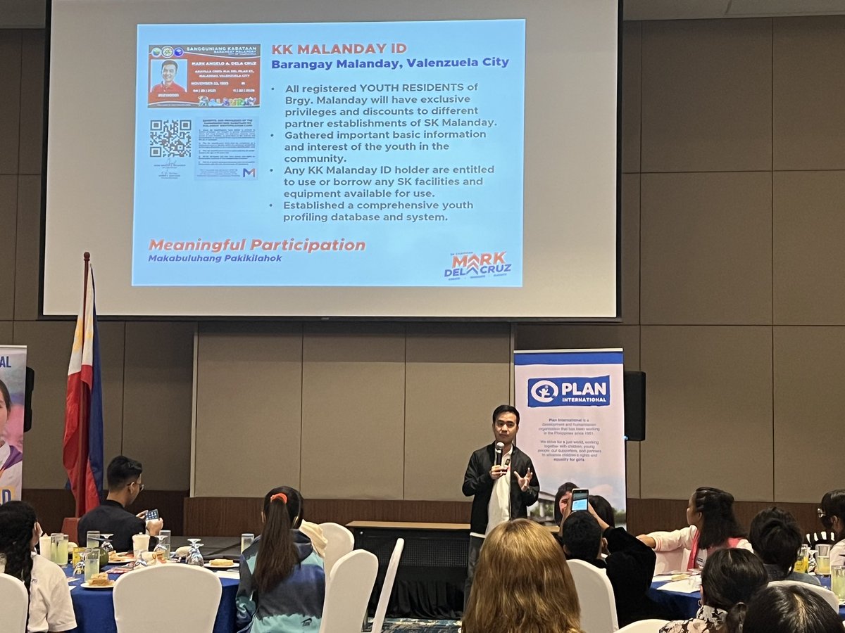 MarkkkAngelo's tweet photo. Thank you Plan International Philippines for allowing me to share our SK Malanday’s best practices! We are very grateful for this opportunity and acknowledging our efforts in championing Youth in Good Governance.
#ExperienceMalanday https://t.co/pCBwoaEACX