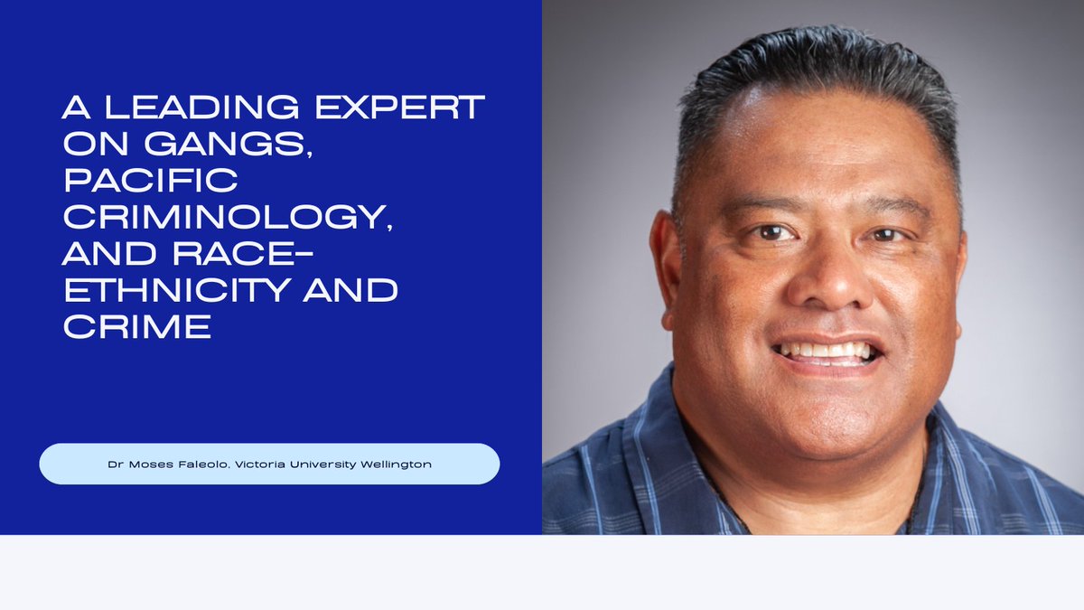 Journal of Criminology (@journalofcrim) on Twitter photo Moses Faleolo is a lecturer in Criminology <a href="/WellingtonUni/">WellingtonUni</a>. He is a leading expert on gangs, Pacific criminology, and race-ethnicity and crime. Learn more about his research here shorturl.at/bjsAI Moses Faleolo is a lecturer in Criminology <a href="/WellingtonUni/">WellingtonUni</a>. He is a leading expert on gangs, Pacific criminology, and race-ethnicity and crime. Learn more about his research here shorturl.at/bjsAI