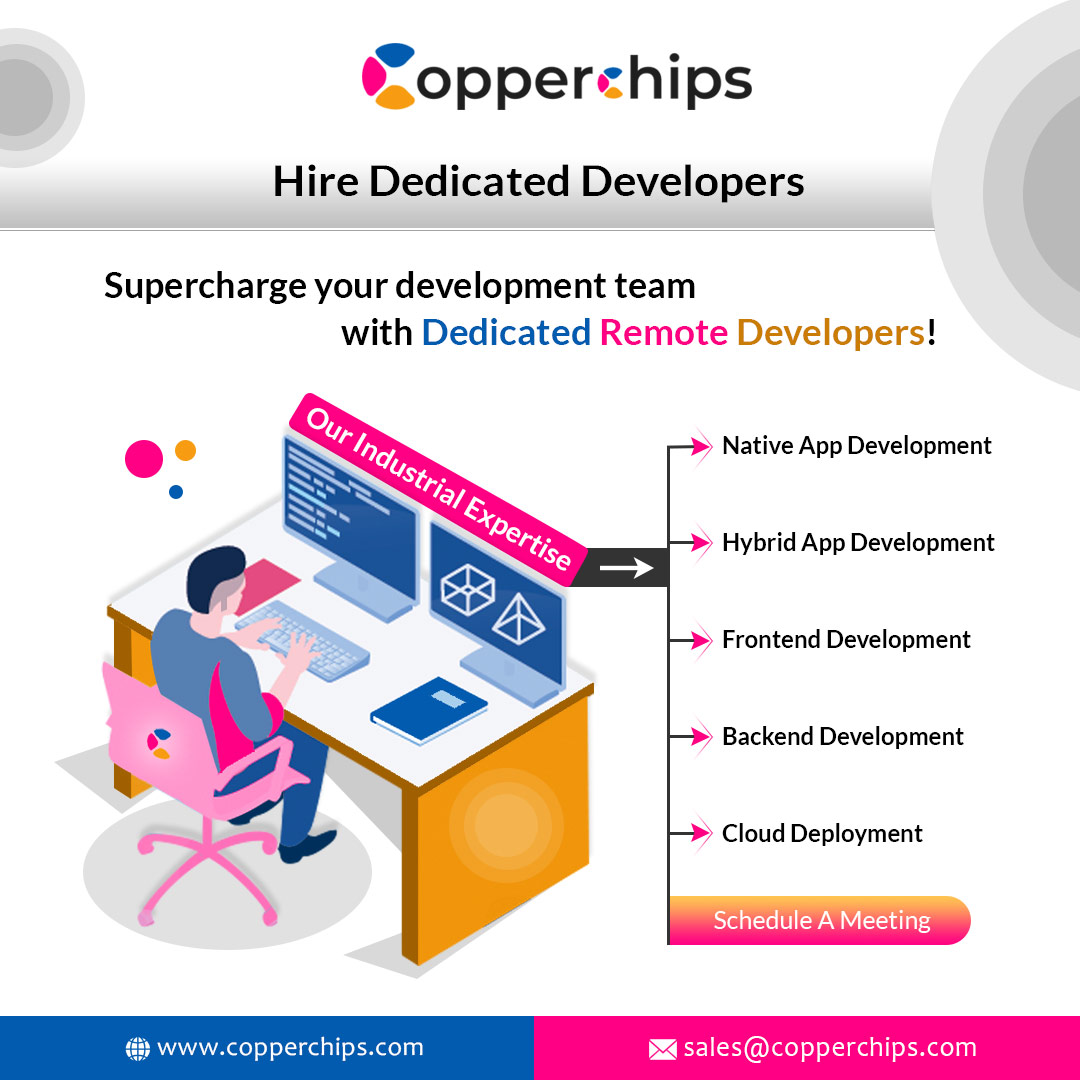 copperchips's tweet image. If you're looking to hire dedicated software development resources, there are several options available to you. Visit us: cutt.ly/Rwya7HDy
#HireDedicatedDeveloper #HireSoftwareDeveloper #HireAppDeveloper #HireWebApplicationDeveloper