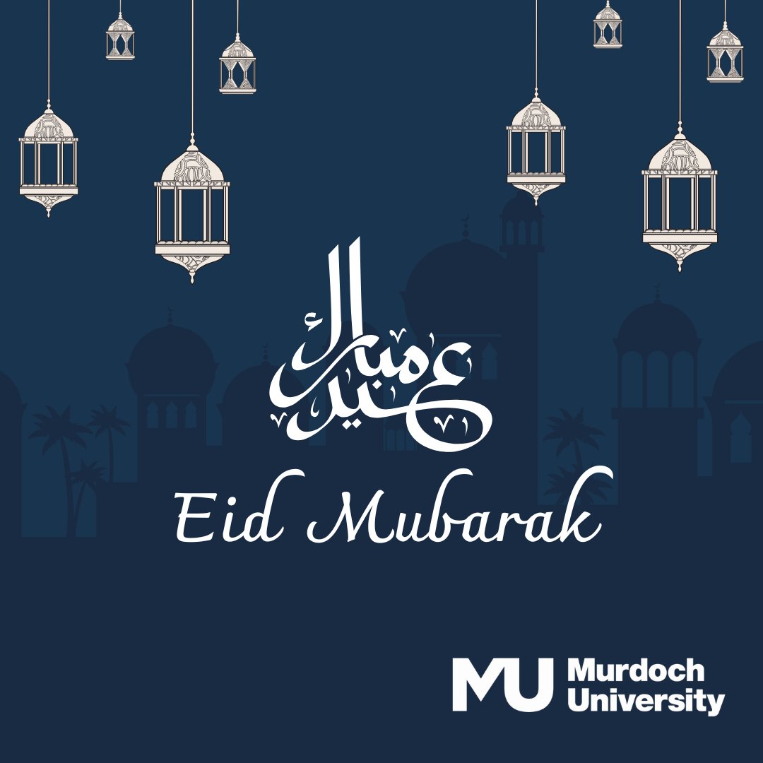 Eid Mubarak!🌙 With great joy and excitement, Murdoch University Dubai extends heartfelt greetings to you and your loved ones on the auspicious occasion of Eid al-Adha. ✨

Wishing you and your family a joyous celebration filled with love, peace, happiness and blessings.❤️