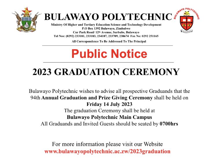 ByoPolyUpdates's tweet image. bulawayopolytechnic.ac.zw/public-notice