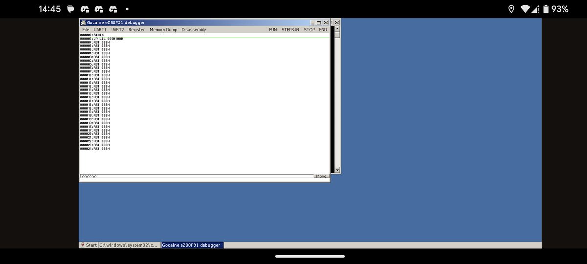 hiroki7v11's tweet image. I made #eZ80 #disassembler for Gocaine eZ80F91 #debugger!
And I implemented ASCII char viewer for memory dump!
#Z80 #8Bit #Emulator