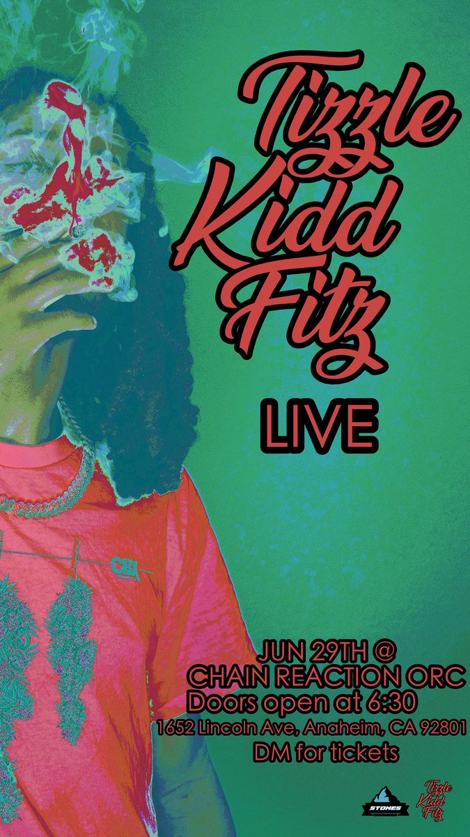 KiddFitz's tweet image. We live at The Chain Reaction on the 29th🔥