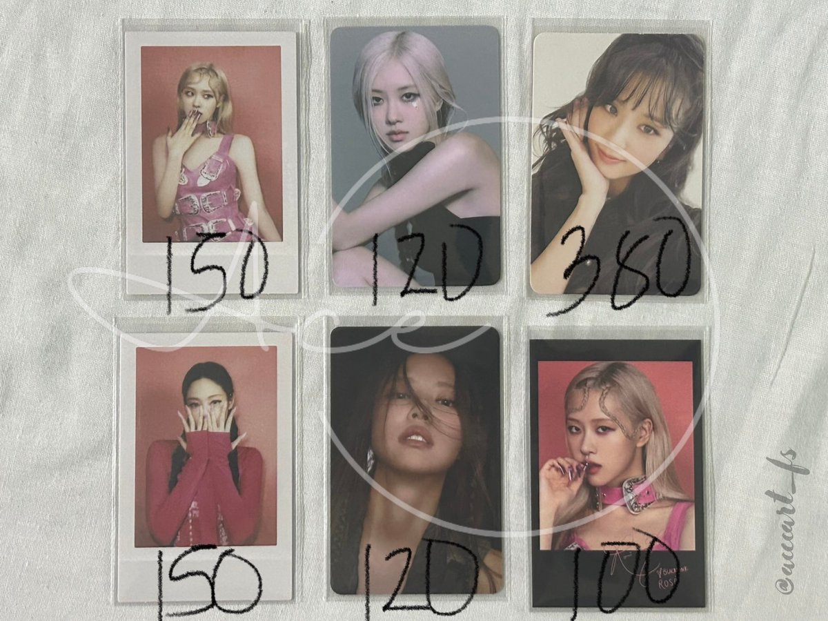 acecart_fs's tweet photo. 🛒 help rt wts lfb ph .ᐟ #acesells 

✶ blackpink born pink pc set quitting sale !

⟶ 1,020 (1,000 if payo)
⟶ payo or reservation (with 50% nrdp)

୨୧ reply or dm to claim

🏷️ bp jisoo rosé rose jennie kim album pc bangsoo pola polaroid photocard  digipack kpop blink pink https://t.co/E8XfyZ9YN9