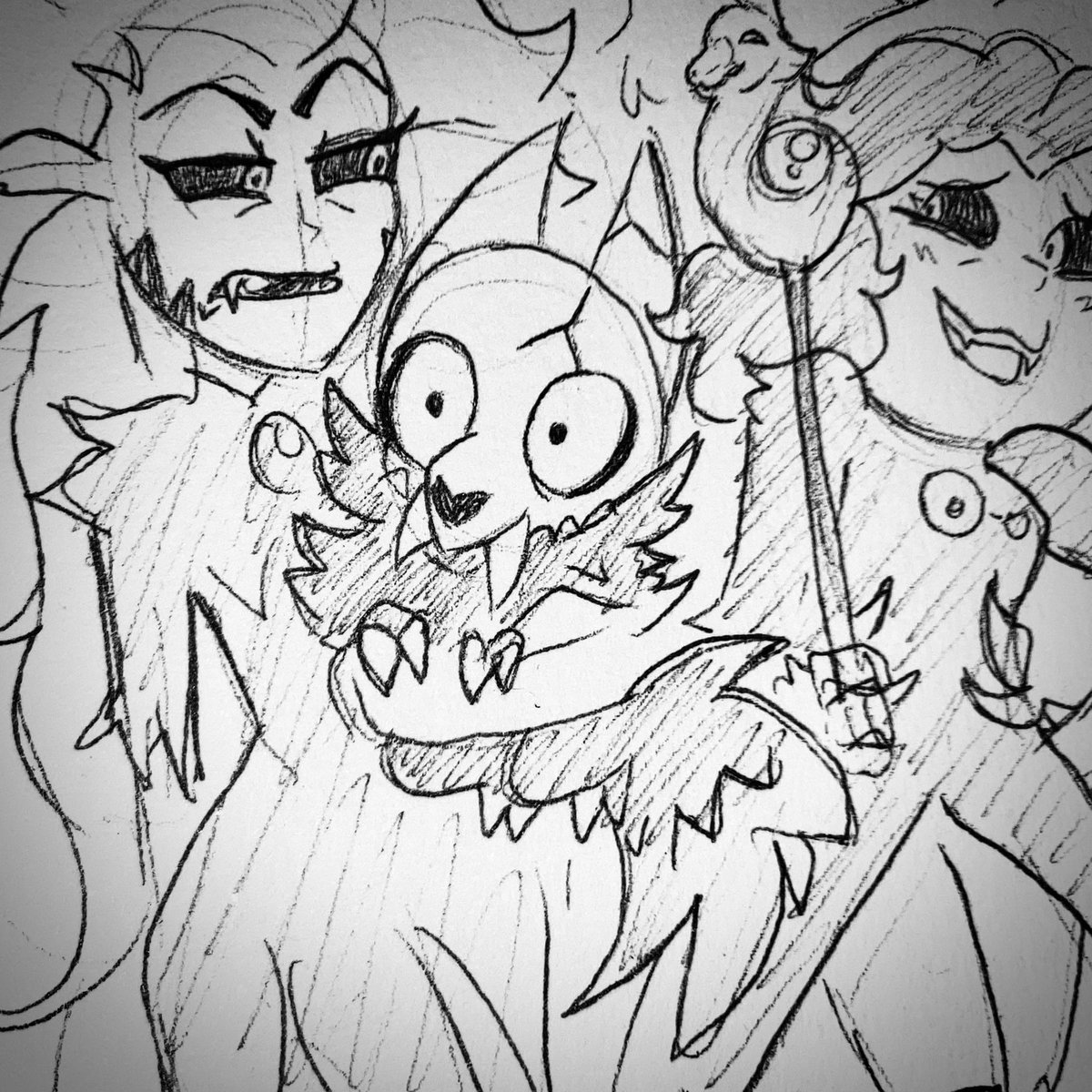 ☀️✨🦉🏠🌙
Doodles from the perfect finale of TOH and I’m still so broken 💔
(IM BACK)
Oh my pen totally hates me for all these dark drawings xD
#TOH #TheOwlHouse #WatchingandDreaming #WAD #Finale #Luz #Eda #King The finale was perfect I have so many doodles to share 💖