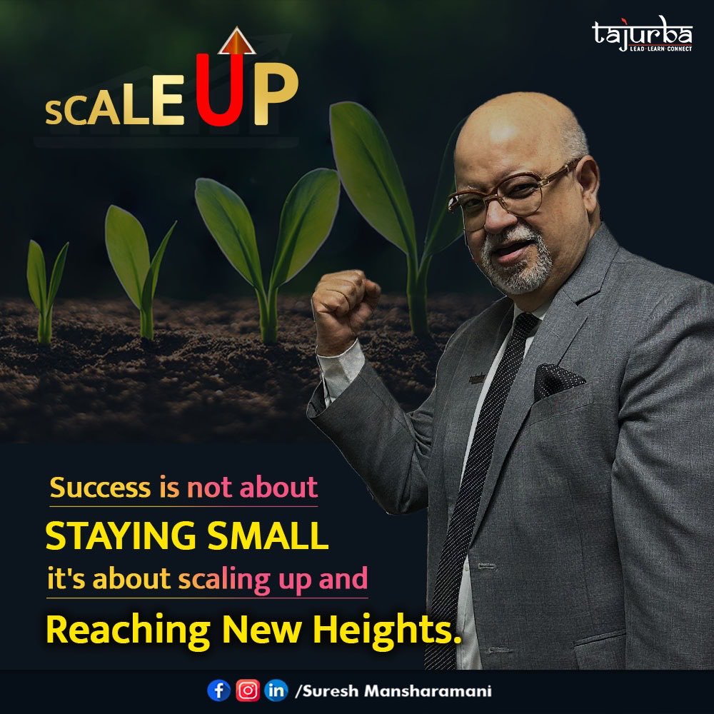 S_Mansharamani's tweet image. Business needs to scale up. If your business is not growing above industry average your business bis dying. 

#scaleup #buildtoscale