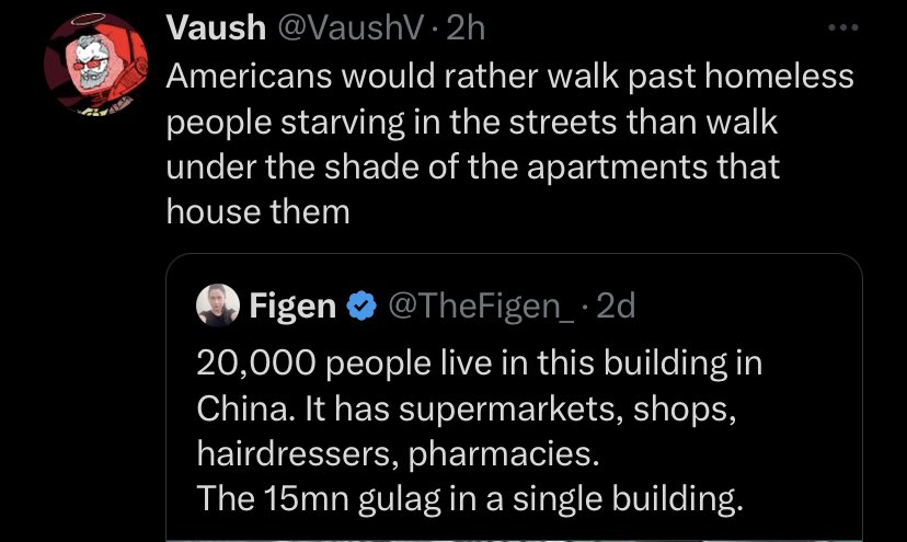 How long until someone starts calling Vaush a Tankie redfash for saying something mildly favorable about a building in China?