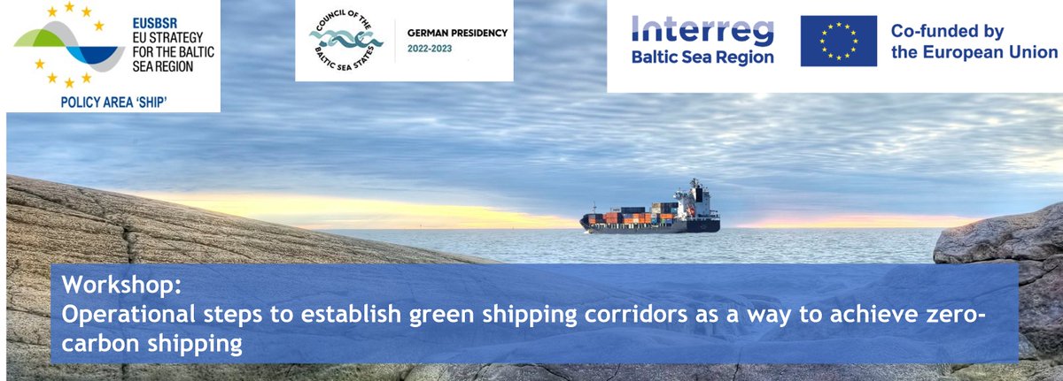 PA_Ship's tweet photo. 📣Read the summary of the recent @EUSBSR PA Ship workshop on green #shipping corridors
https://t.co/dY0JzWbXyq
@InterregBSR  @CBSSsecretariat https://t.co/tTycDbUqLO