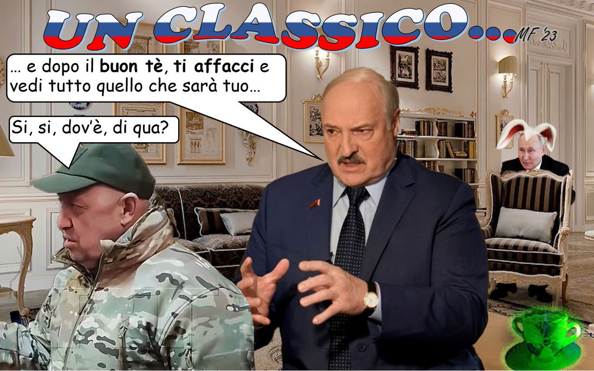 Satiracida's tweet photo. #Prigozhin #Wagner #Putin #War #Bielorussia #Lukashenko https://t.co/cw0K5dANPO