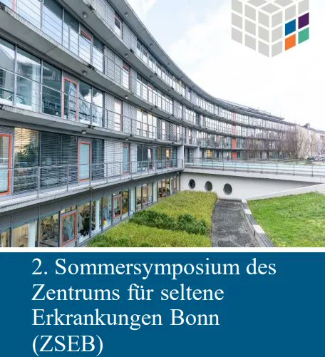 Das Zentrum für #selteneerkrankungen Bonn (ZSEB) veranstaltet am 09.08.2023 von 15:45-19:00 Uhr zum zweiten Mal das ZSEB Sommersymposium mit dem Schwerpunktthema #selbsthilfe. Das #kindernetzwerk ist mit dabei.

Infos und Anmeldung hier: buff.ly/3NLtLUz