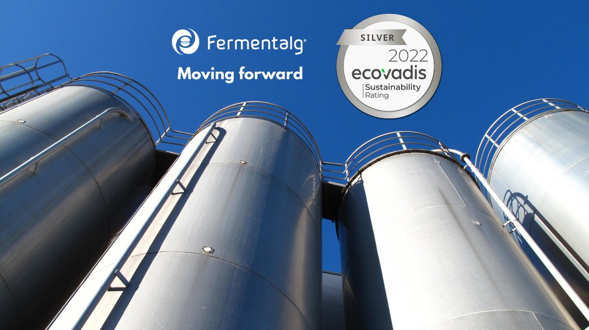 🥈 Fermentalg has been awarded a silver medal for its CSR performance ! We work every day to meet the growing CSR needs of our international customers. A big thank you to all our teams. 👏 #Ecovadis #RSE #Commitment #Fermentalg #CSR #Movingforward #Silver