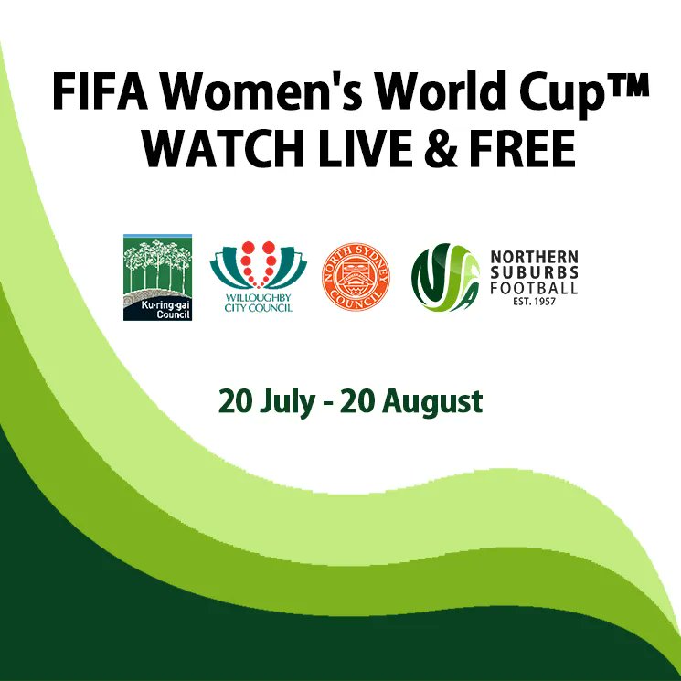 🌏 Join us for the FIFA Women's World Cup Live Sites! 🇦🇺 

📺 Get ready to cheer on the Matildas and experience the excitement of the 2023 FIFA Women's World Cup! 

🏆  No booking required – just bring your enthusiasm and join us for a memorable celebration of women's football!