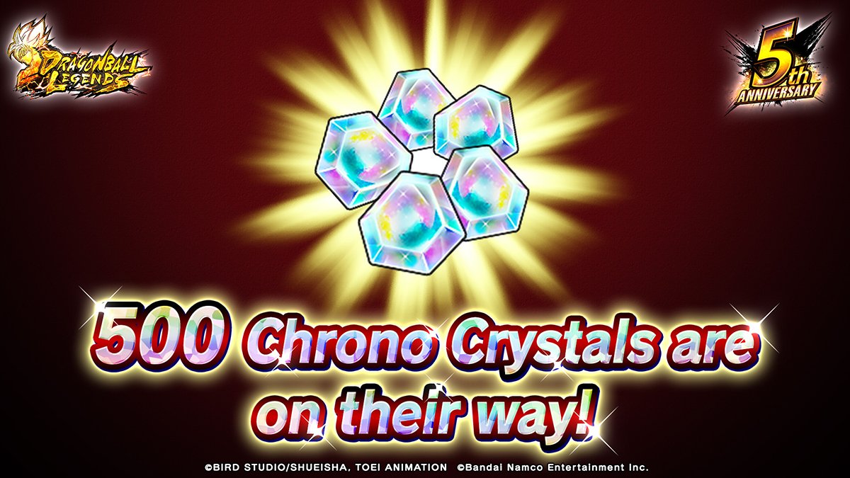 DRAGON BALL LEGENDS on Twitter "[500 Chrono Crystals Present!] REVEALS