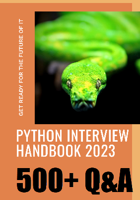 nezirzahirovic's tweet image. The Python Interview Handbook 2023: Your Ultimate Guide to Crack Any Python Interview #PythonInterviews #Flask #Django #ebook #book #programming #InterviewQuestions #InterviewTips #python #interview #job #help #JobPreparation #CareerDevelopment interviewbible.odoo.com/r/6fj