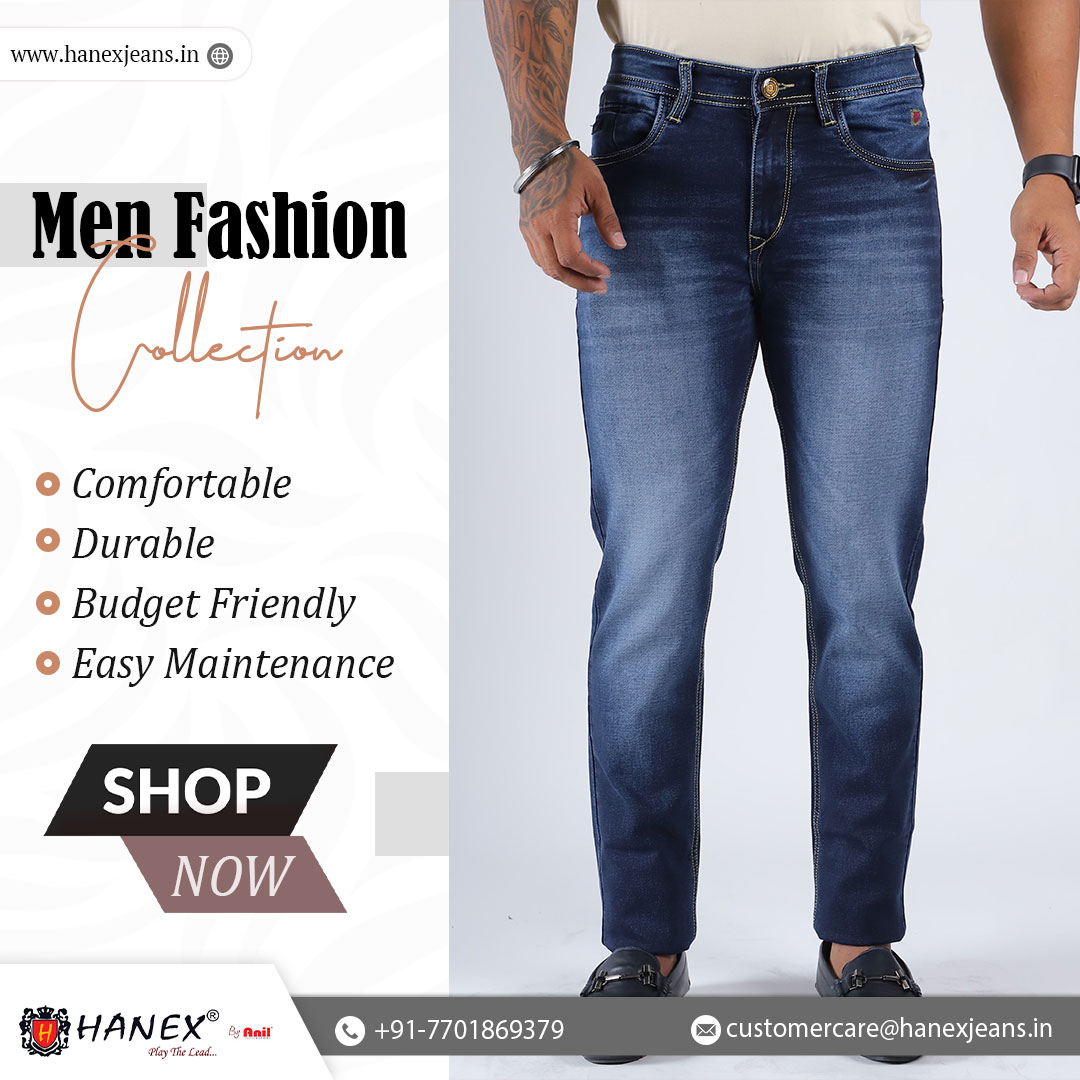 HanexJeans's tweet image. 💁 Introducing our men's fashion collection for the modern gentleman. 

👉 "Unlock Your Denim Potential -  Choose @HanexJeans .

📲 +91-7701869379
🌎 hanexjeans.in 
📧 customercare@hanexjeans.in

#HanexJeans #MensDenims #MensCollection #Chinos #CottonProducts #Fashion