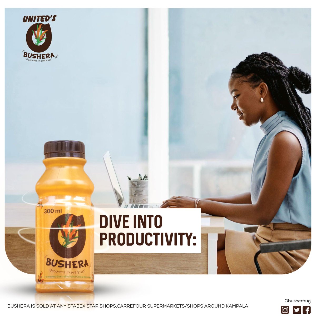 obusheraug's tweet photo. #MondayMotivation
Another day to make it count. Simply grab a bottle a bottle of #Obushera and rock through he day
Have a productive day & week ahead.ππΎ
#Nutrition #NewWeek https://t.co/ecJjH2Fxy2