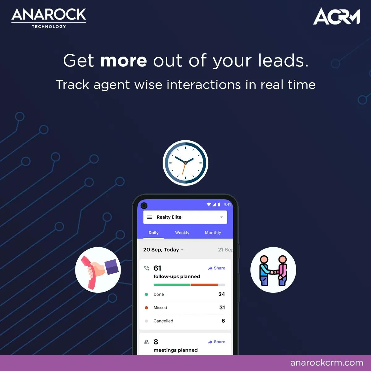 ANAROCKCRM's tweet image. Optimize conversions by effectively monitoring your team's performance with the ACRM Pulse App. Get timely alerts on the go! #PulseApp #CRM #technology #crmsoftware #customerrelationshipmanagement #revenue #saas #anarock #anarockcrm #crmbyanarock #realestate #indianrealestate