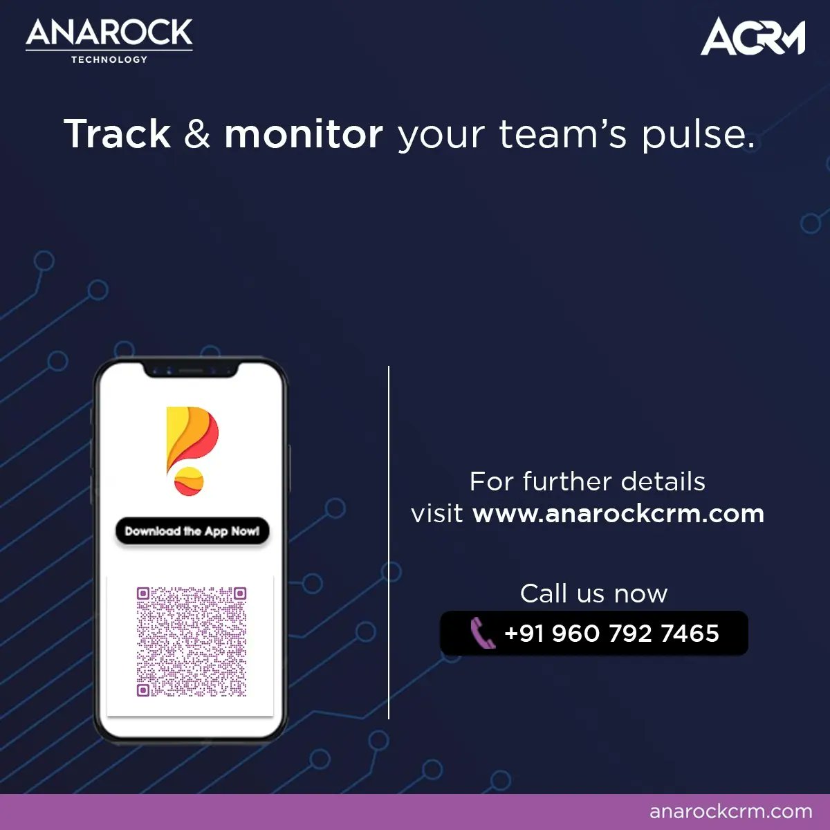 Optimize conversions by effectively monitoring your team's performance with the ACRM Pulse App. Get timely alerts on the go! #PulseApp #CRM #technology #crmsoftware #customerrelationshipmanagement #revenue #saas #anarock #anarockcrm #crmbyanarock #realestate #indianrealestate