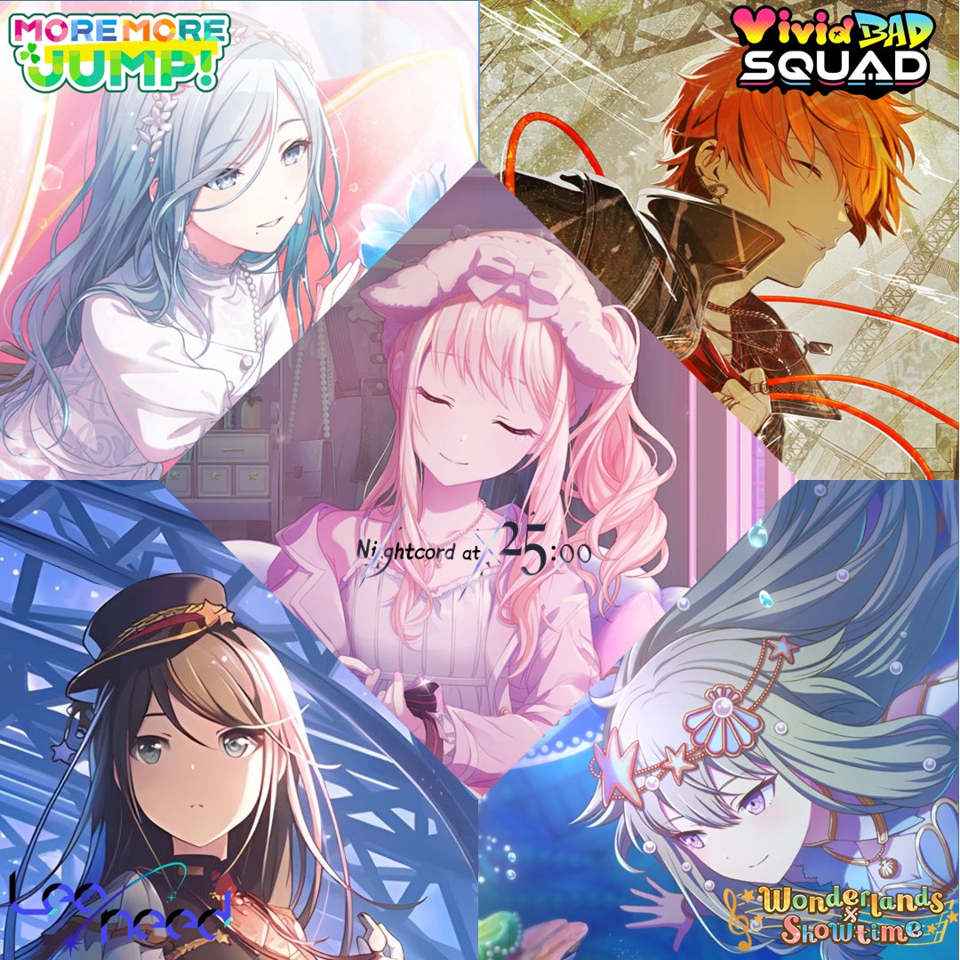 earthy_x6's tweet photo. The most capable vocalists of the 5 pjsk units for me https://t.co/7i9kWLfHEN