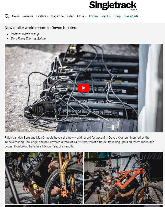 Weltweites Echo für den neuen E-Bike-Weltrekord. Ich habe den Text dazu beigesteuert✍️👊
#writing #text #redaktion

singletrackworld.com/charged/2023/0…