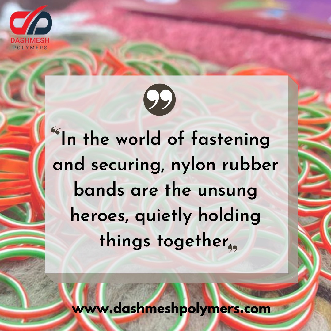 In the world of fastening and securing, nylon rubber bands are the unsung heroes, quietly holding things together.

#manufacturing #manufacturer #rubberband #rubberplant #rubber #rubbermanufacturer #rubbertree #rubberbandmethod #stationary #pharmacy #pharma #pharmacist