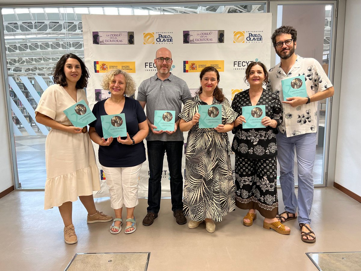f_humanidades's tweet photo. El equipo del proyecto "La Odisea de las Escritoras", financiado por la FECYT, publica un cuadernillo de material didáctico-divulgativo para repensar la historia de la literatura: https://t.co/EnrMygFVDN #HumanidadesUPO @pablodeolavide @bibupo https://t.co/IjaYLBYNmd