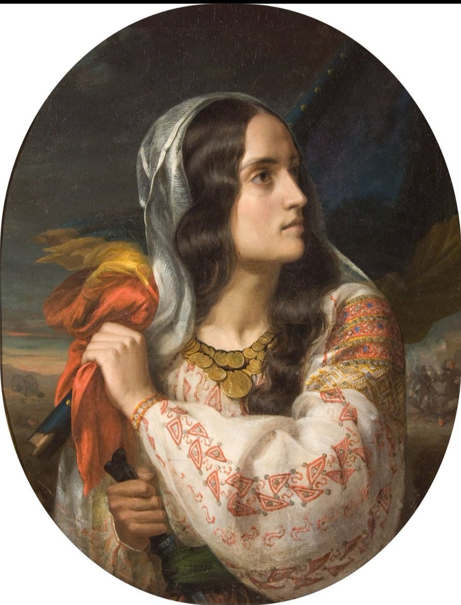 'Revolutionary Romania' by C.D. Rosenthal, a Jewish Romanian artist born in the Austrian Empire. The lovely model wearing a Romanian blouse ('ie') was Maria Rosetti, née Mary Grant, of Scottish and French parents.
#ziuadrapelului
#romanianflagday
#nationalflagday