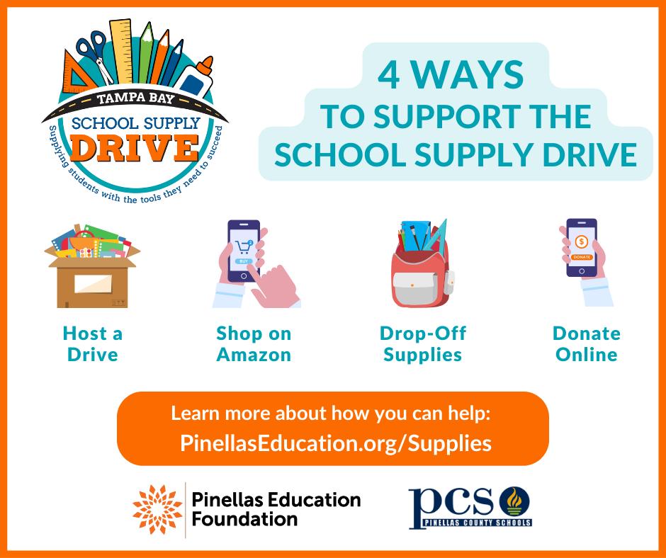 Pinellas County Schools on Twitter ".PinellasEd is gearing up for their annual School Supply