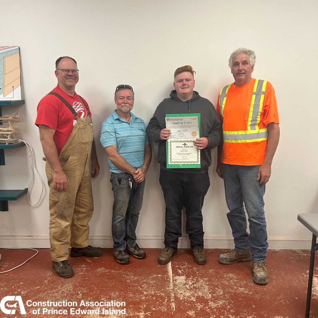 Construction Association of PEI on Twitter "Congratulations to all the