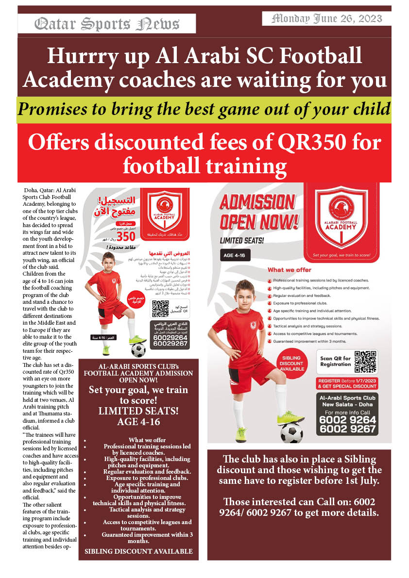 Qatar Sports & Events on Twitter "Al Arabi Sports Club Football