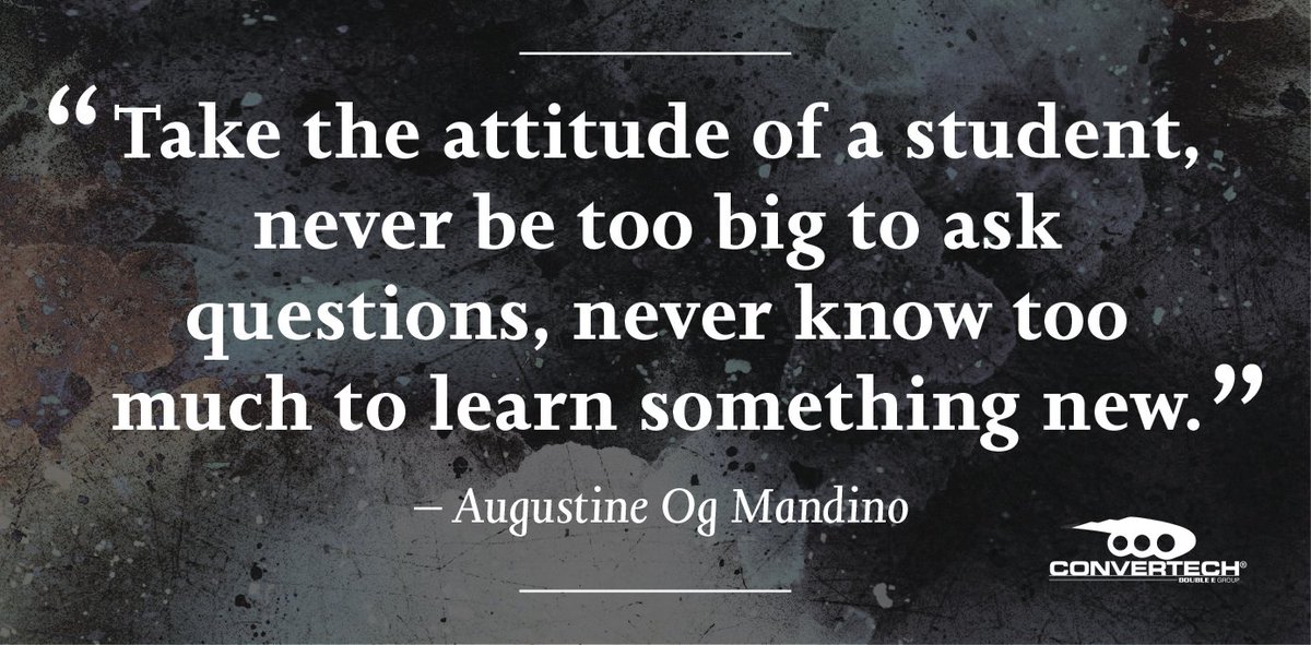 convertechinc's tweet photo. Make an effort to learn something new this week!
#mondaymotivation #motivation #motivational #nevergiveup #quoteoftheday #success #positivity https://t.co/g7dDCR7tOb