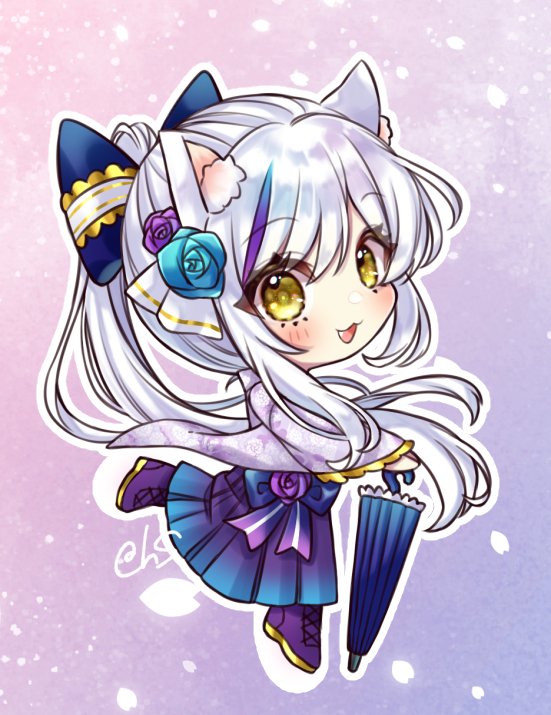 「#ほっぺの斜線は可愛い  SDキャラに入れること多いです ほんのーり見えるくらい」|はなのすみれ🐤🦜のイラスト