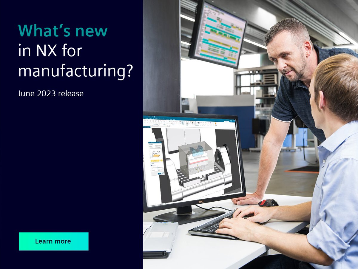 The new release of NX for Manufacturing is here! With the latest version, realize new and improved #digitalmanufacturing capabilities that will elevate your productivity to new heights. Explore next-generation enhancements today!

sie.ag/46aCOFo